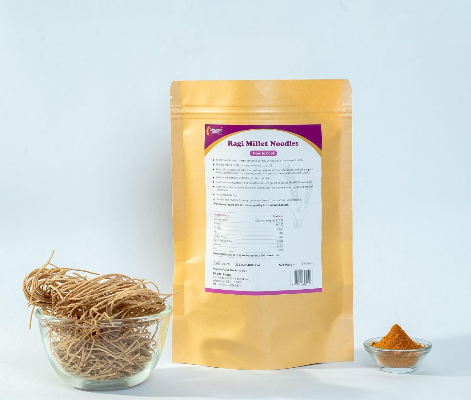 5-Min Ragi Noodle Bowl