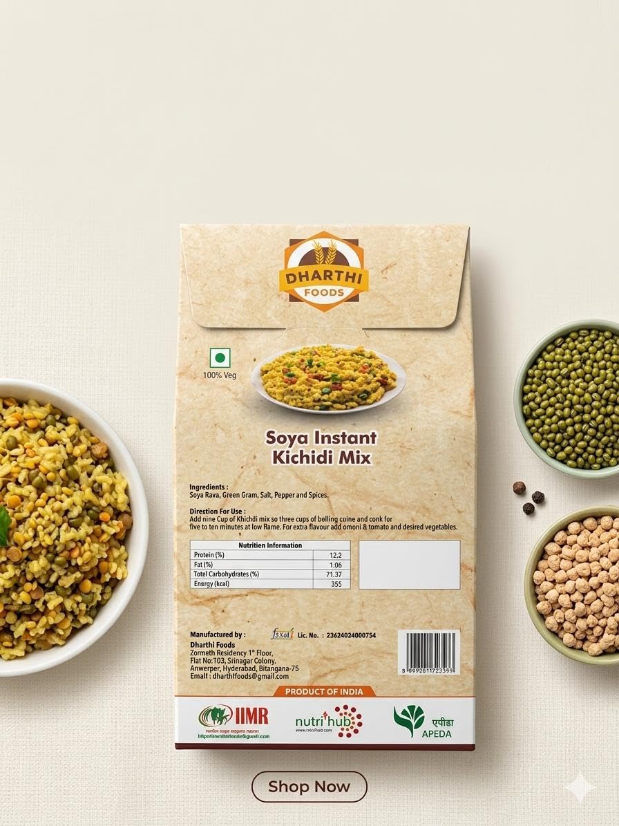 Soya Instant Khichdi Mix thumbnail 3