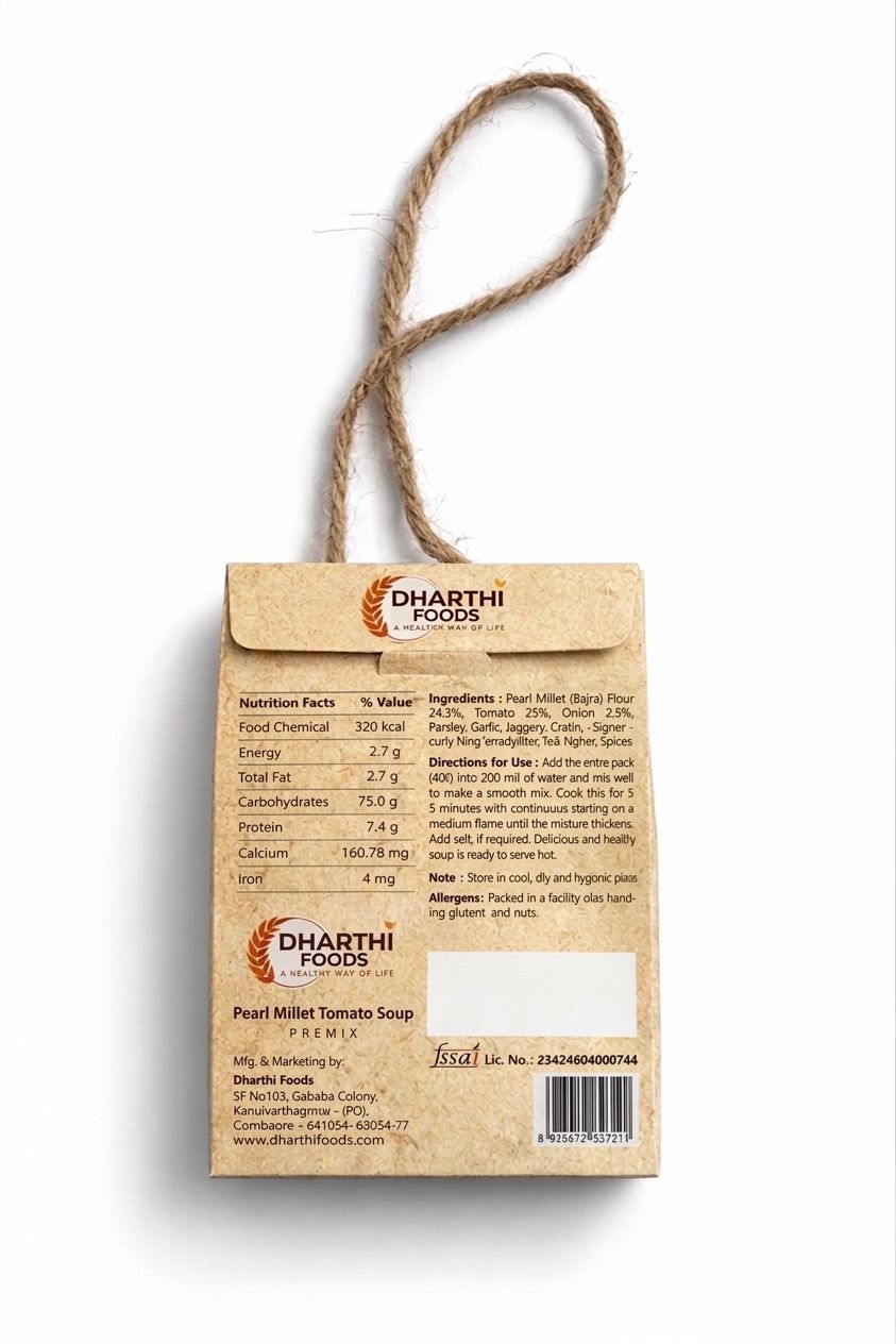 Dharthi Foods Pearl Millet Tomato Soup Premix