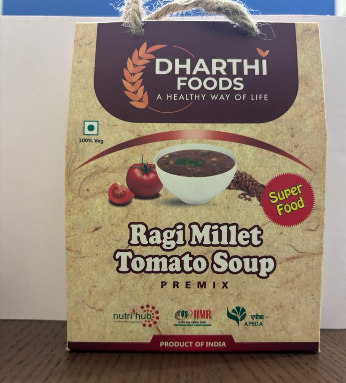 Dharthi Foods Ragi Millet Tomato soup